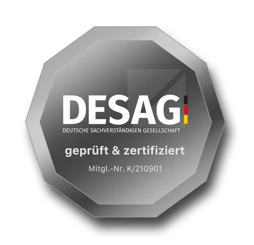 DESAG geprüft und zertifiziert